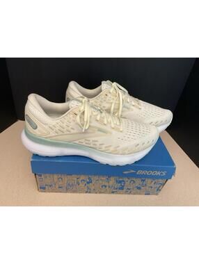 New! Men's Brooks Glycerin 20 Coconut Milk/Aquifer Running Shoes. Size 10.5D.